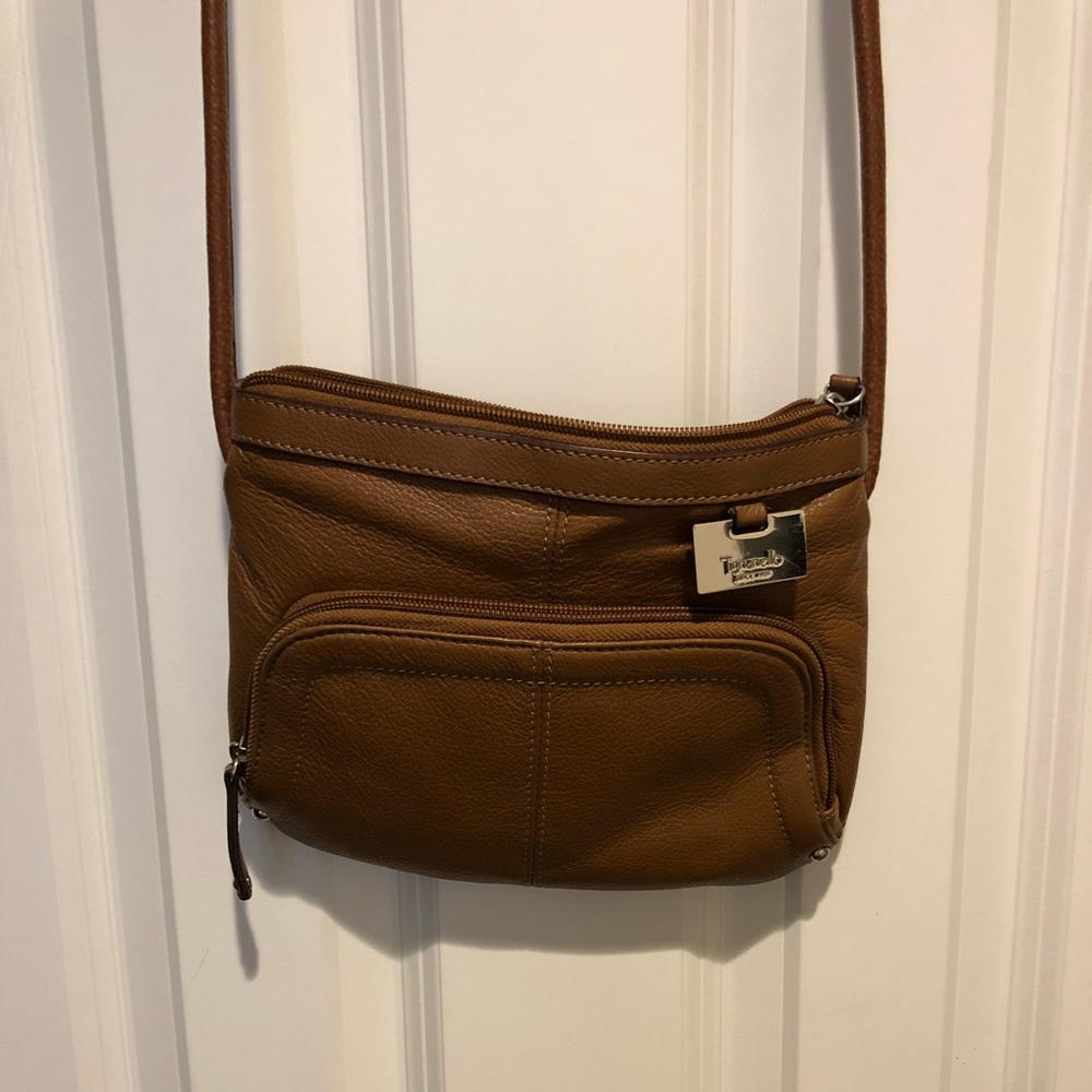 Tan crossbody bag